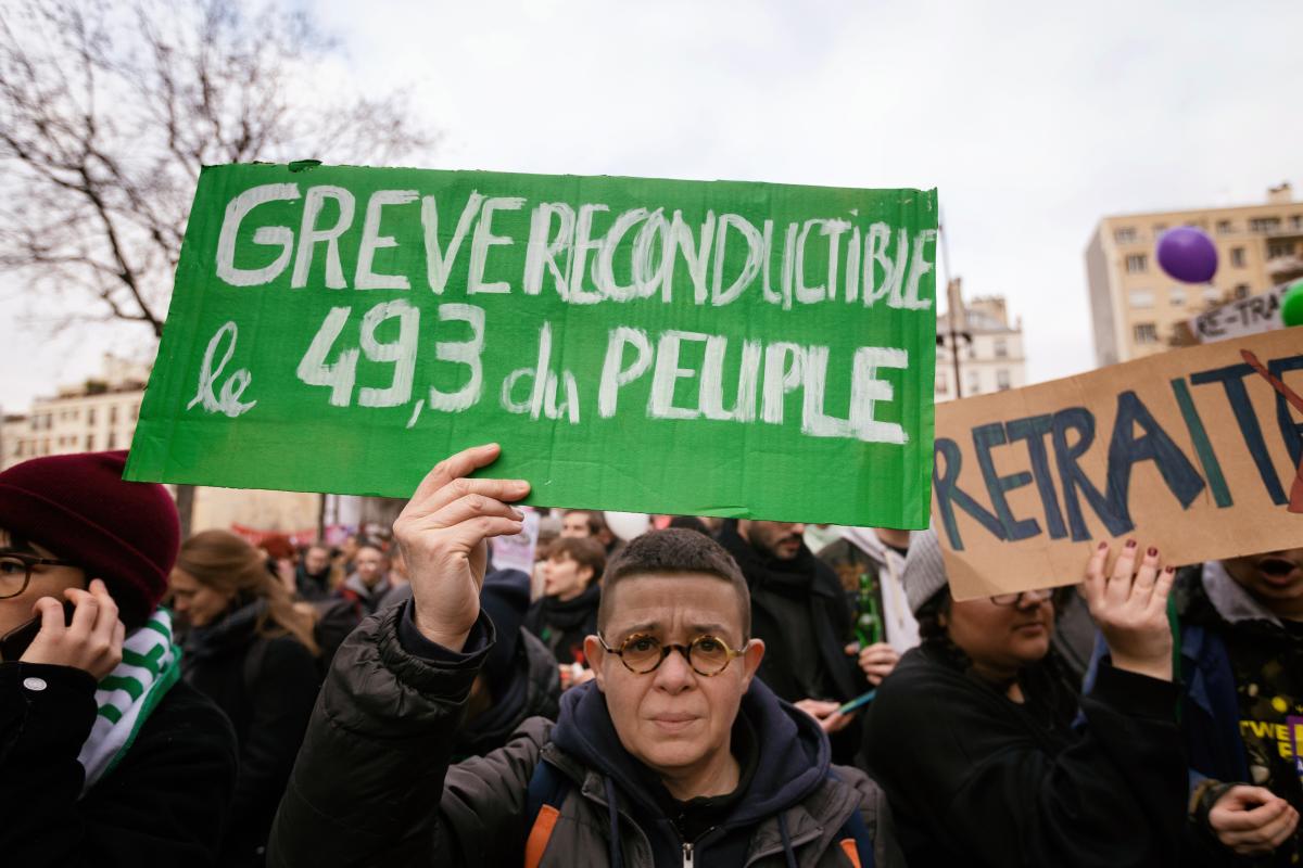 FRANCE - SOCIAL - 4TH DEMONSTRATION AGAINST PENSION REFORM