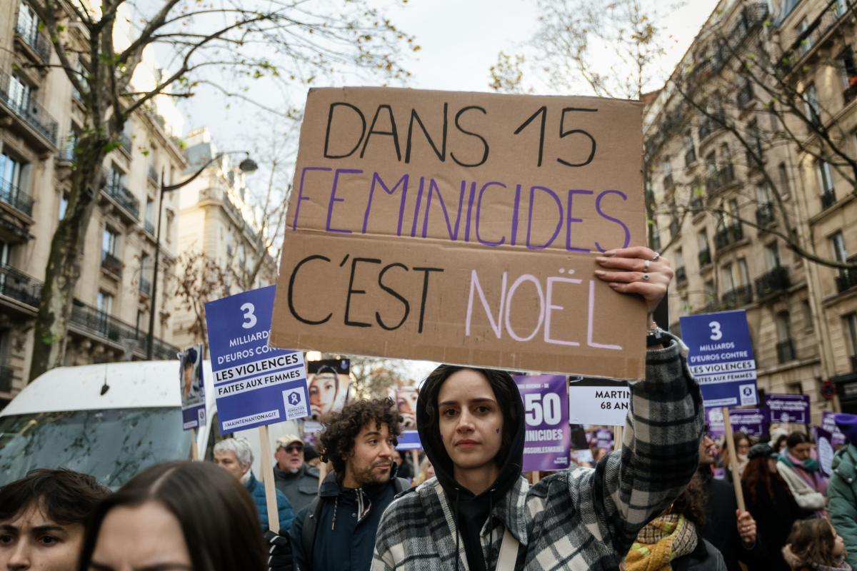 FRANCE - SOCIAL - DEMONSTRATION AGAINST SEXUAL AND SEXIST VIOLENCE