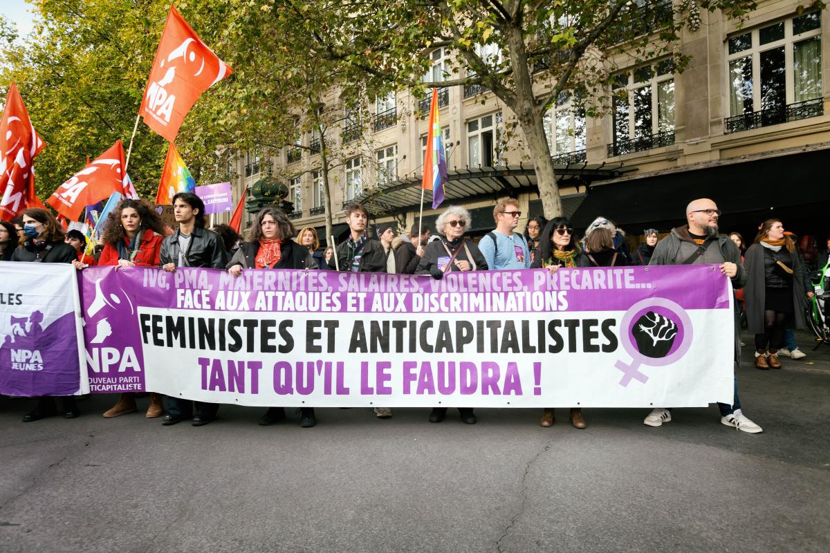 FRANCE - SOCIAL - DEMONSTRATION AGAINST SEXUAL AND SEXIST VIOLENCE