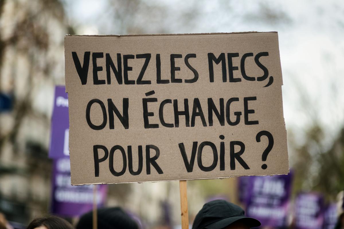 FRANCE - SOCIAL - DEMONSTRATION AGAINST SEXUAL AND SEXIST VIOLENCE