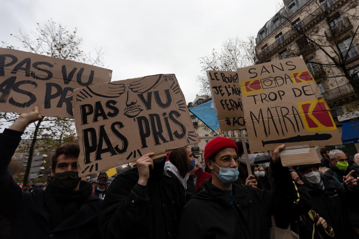 FRANCE - SOCIAL - DEMONSTRATION AGAINST SEPARATISMS AND GLOBAL SECURITY LAWS