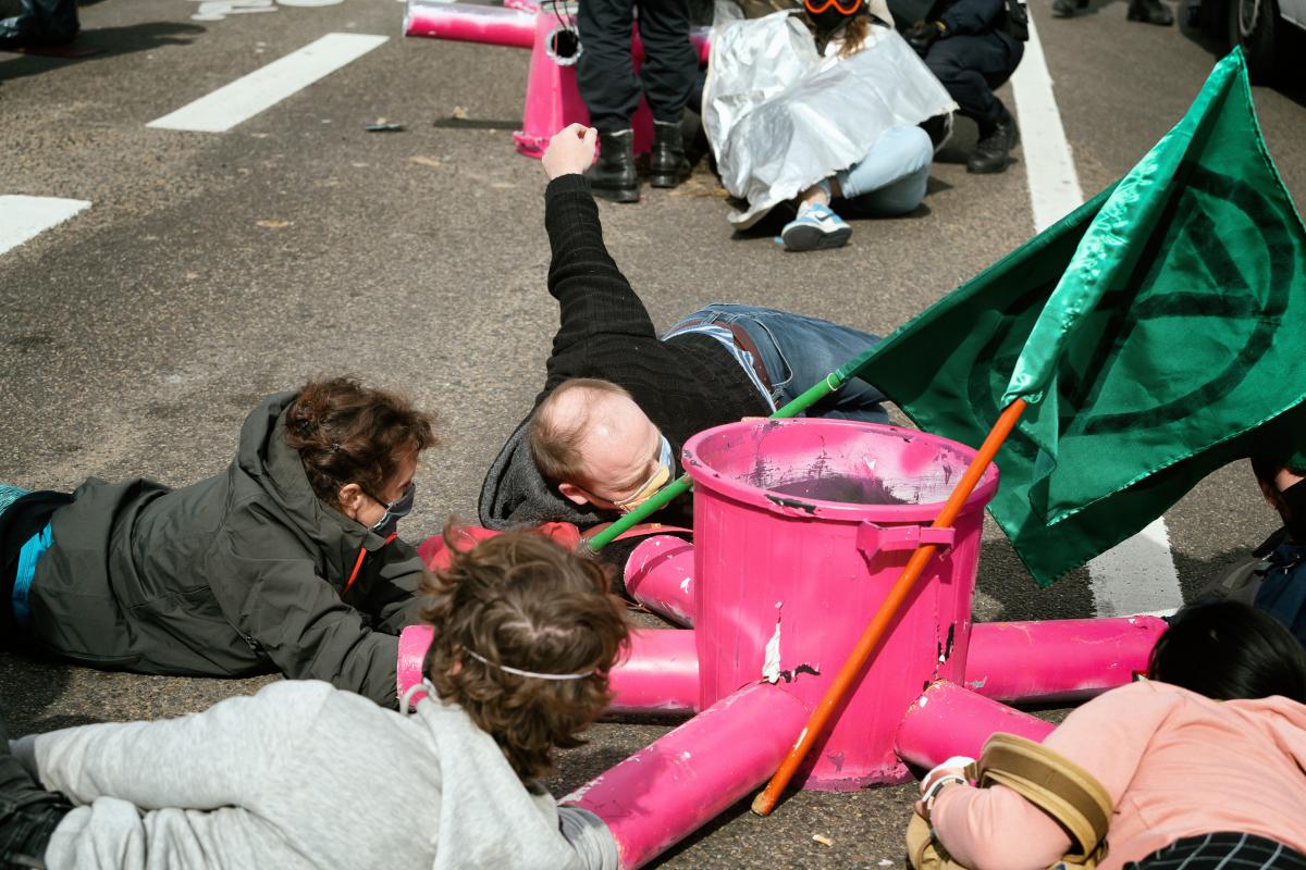 FRANCE - SOCIAL - DEMONSTRATION - XR ACTION AGAINST LUBRIZOL IN ROUEN