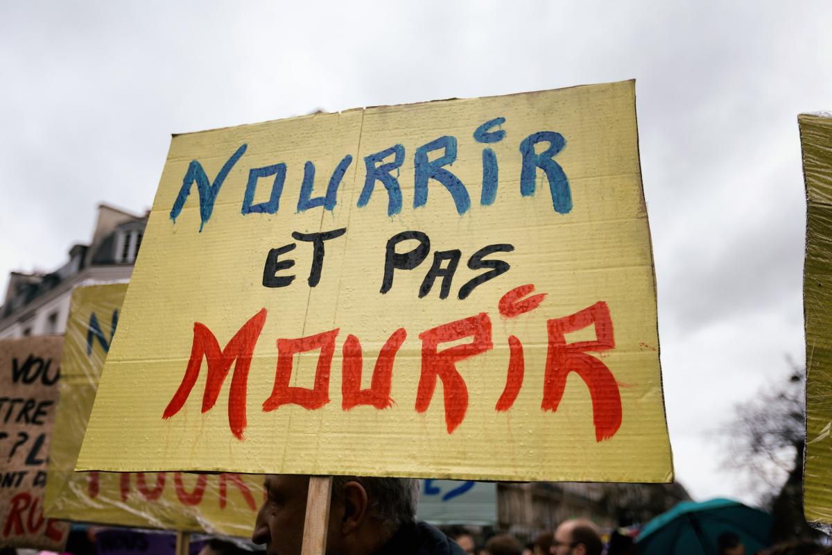 FRANCE - SOCIAL - FEMINIST DEMONSTRATION AND STIKE