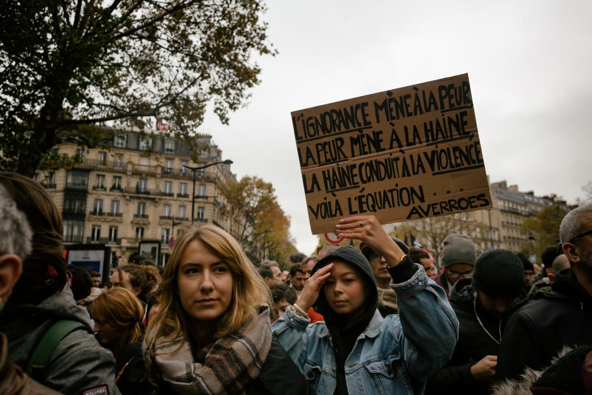 FRANCE - POLITICS - DEMO - DEMONSTRATION AGAINST ISLAMOPHOBIA