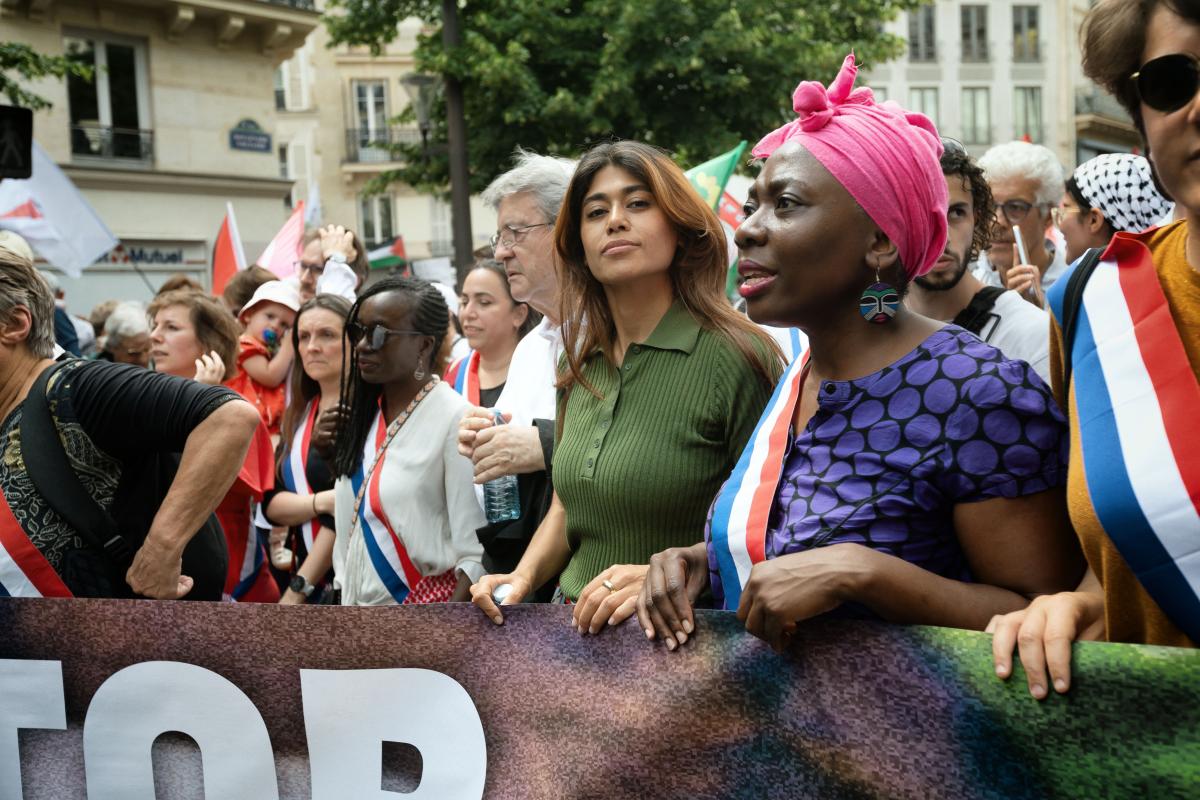 FRANCE - SOCIAL - DEMONSTRATION IN SUPPORT OF PALESTINIAN PEOPLE
