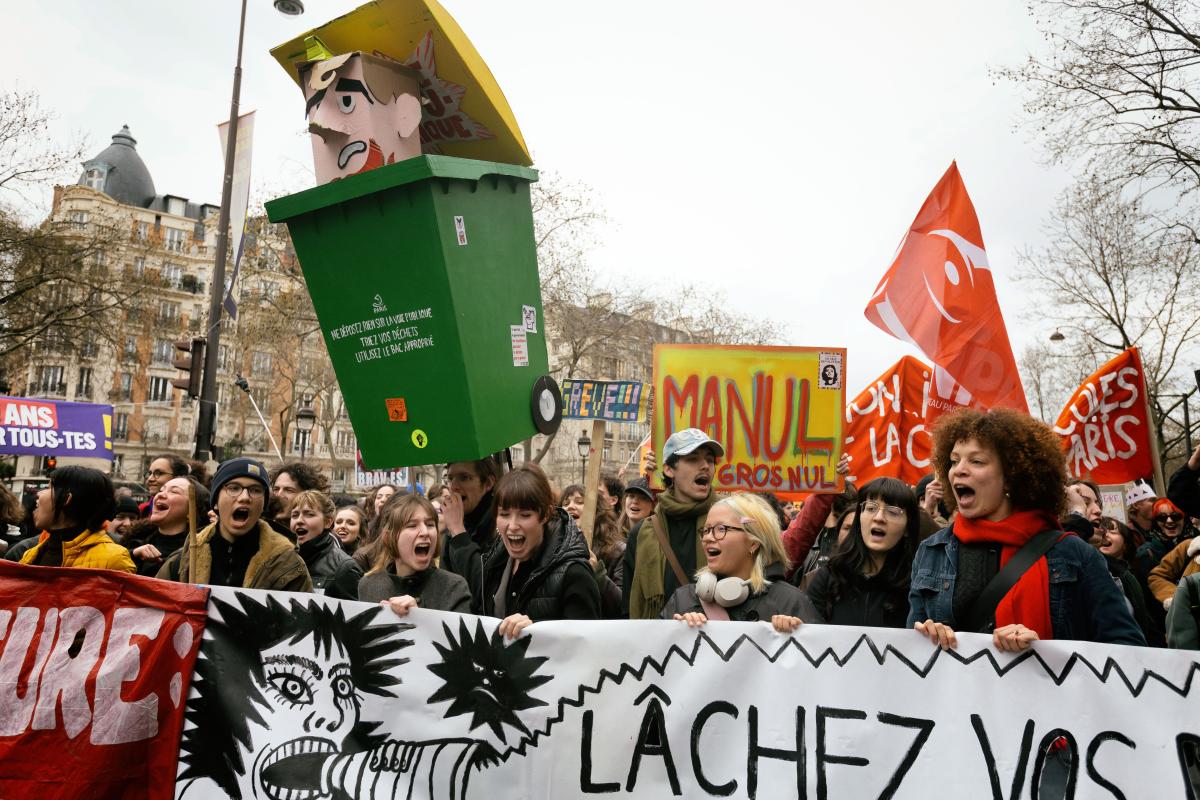 FRANCE - SOCIAL - 10TH DEMONSTRATION AGAINST PENSION REFORM