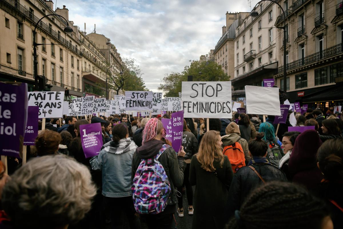 FRANCE - POLITICS - SOCIAL - DEMO - MANIFESTATION CONTRE LES VIOLENCES FAITES AUX FEMMES