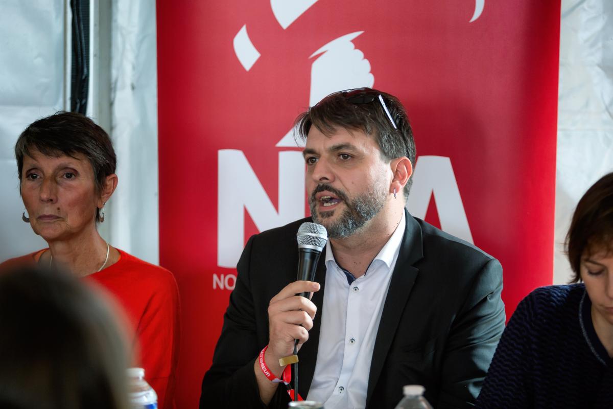 FRANCE - POLITICS - NPA STANT AT THE FETE DE L HUMA