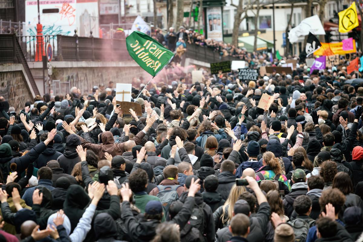 FRANCE - SOCIAL - 9TH INTER-UNION DEMONSTRATION AGAINST PENSION REFORM