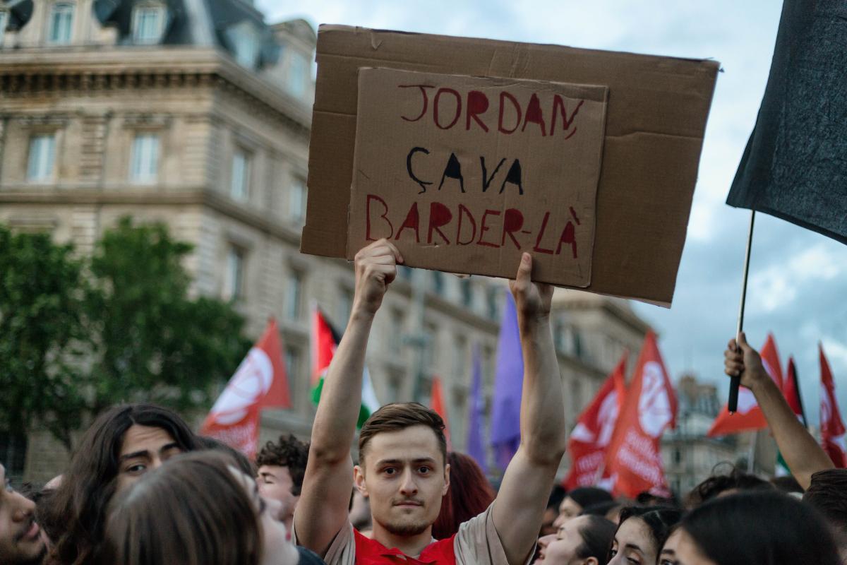 FRANCE - SOCIAL - RALLY AGAINST NATIONAL ASSAMBLY DISSOLUTION AND FAR-RIGHT VICTORY IN EUROPEAN ELECTIONS