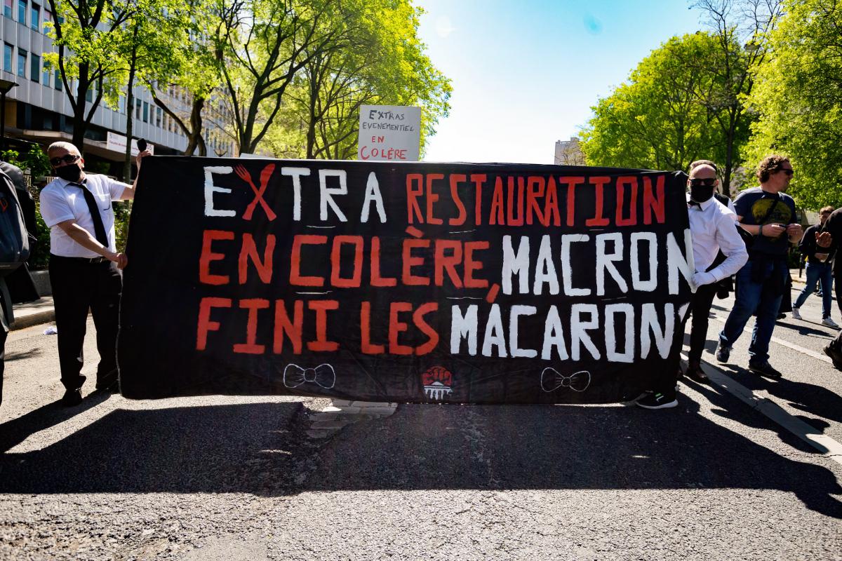 FRANCE - SOCIAL - CULTURE - DEMONSTRATION AGAINST THE REFORM OF UNEMPLOYEMENT INSURANCE