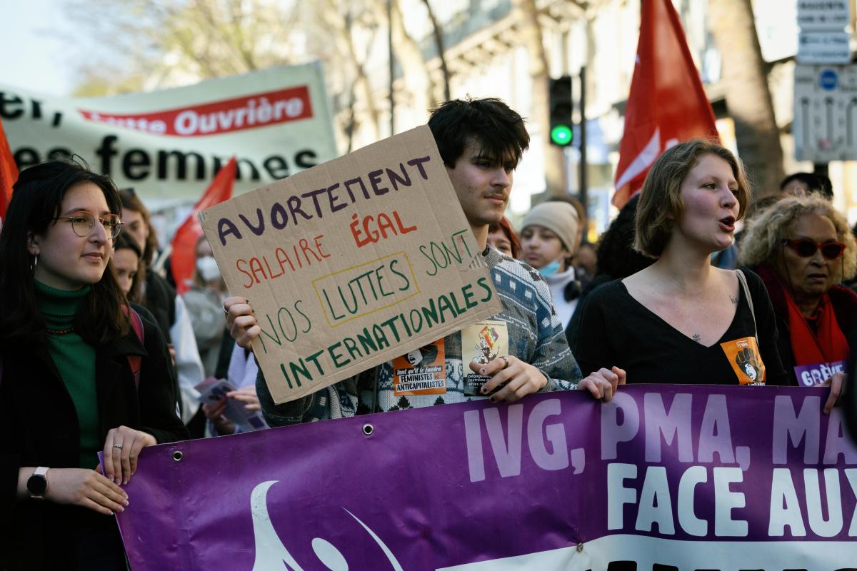 FRANCE - SOCIAL - DEMONSTRATION - FEMINIST STRIKE