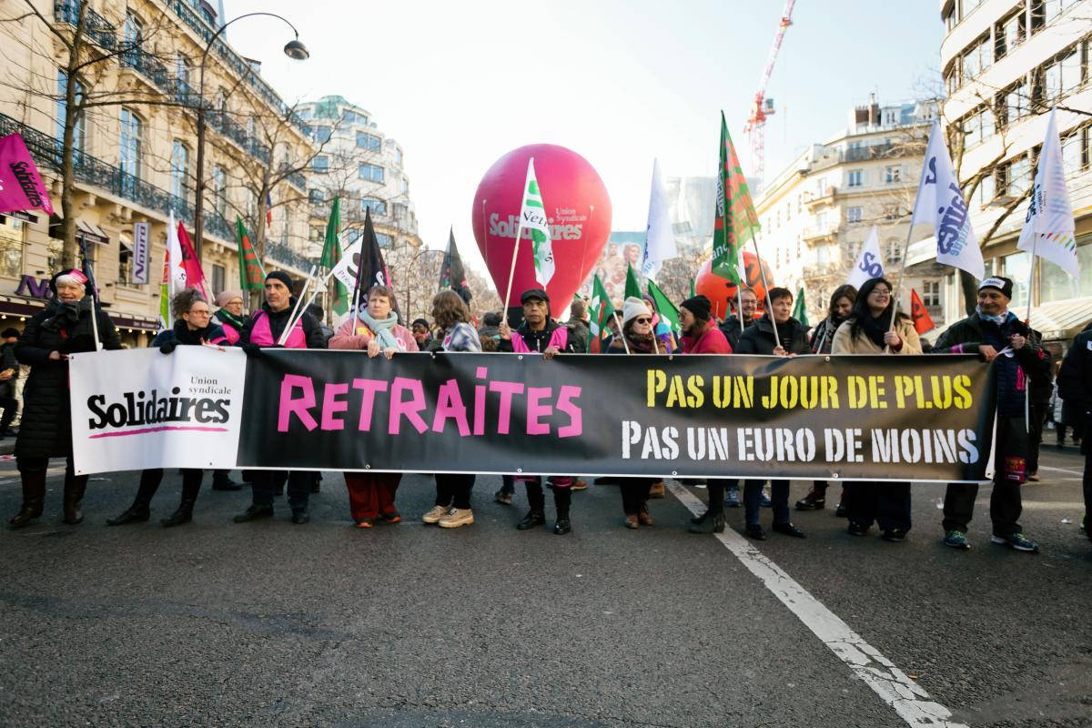FRANCE - SOCIAL - DEMONSTRATION AGAINST PENSION REFORM
