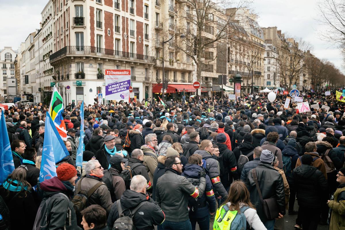 FRANCE - SOCIAL - SIXTH DEMONSTRATION AGAINST PENSION REFORM