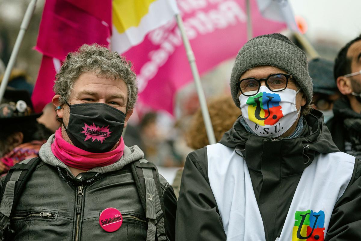 FRANCE - SOCIAL - LABOUR - INTER-UNION DEMONSTRATION FOR WAGES AND EMPLOYMENT