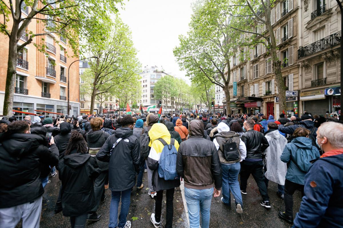 FRANCE - SOCIAL - DEMONSTRATION - FORBIDEN DEMONSTRATION IN SUPPORT OF THE PALESTINE