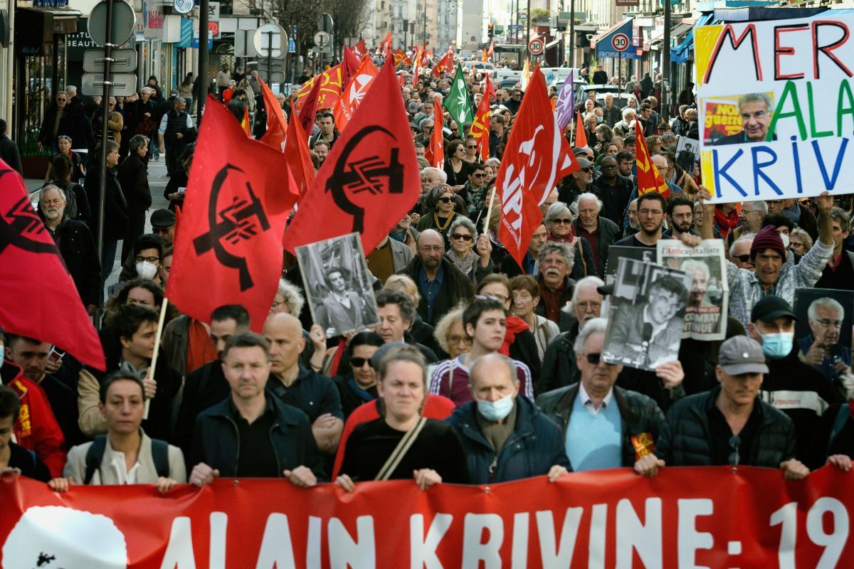 FRANCE - SOCIAL - POLITICS - MARCH IN HOMAGE TO ALAIN KRIVINE