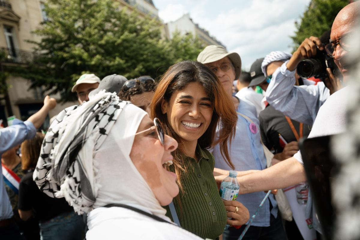 FRANCE - SOCIAL - DEMONSTRATION IN SUPPORT OF PALESTINIAN PEOPLE