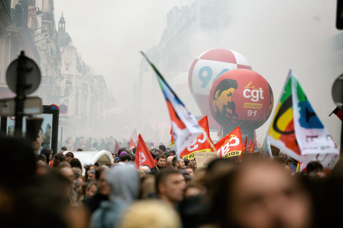 FRANCE - SOCIAL - LABOUR - INTER-UNION DEMONSTRATION FOR WAGES
