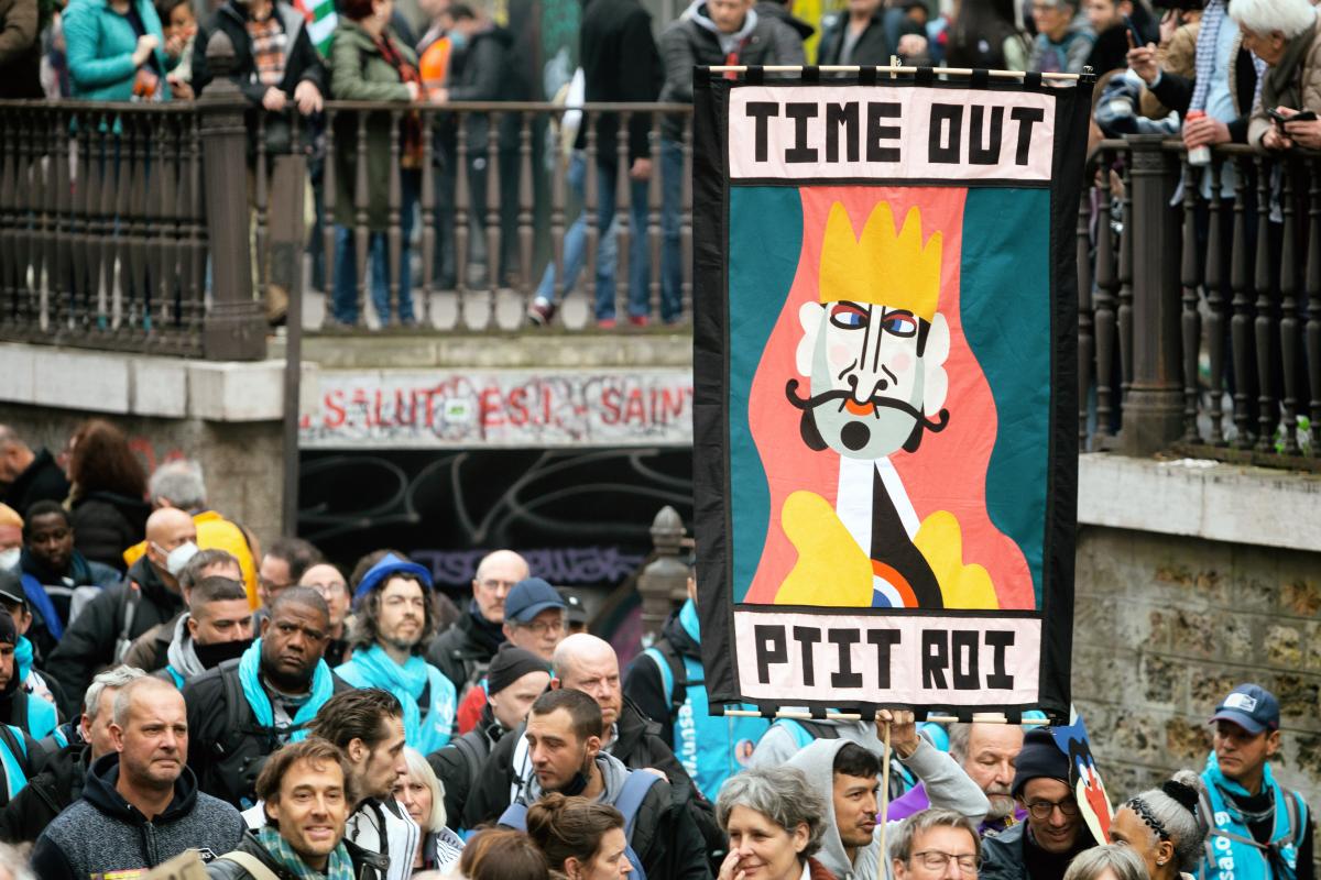 FRANCE - SOCIAL - 9TH INTER-UNION DEMONSTRATION AGAINST PENSION REFORM