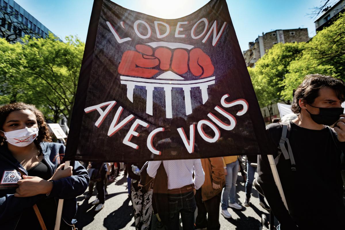 FRANCE - SOCIAL - CULTURE - DEMONSTRATION AGAINST THE REFORM OF UNEMPLOYEMENT INSURANCE