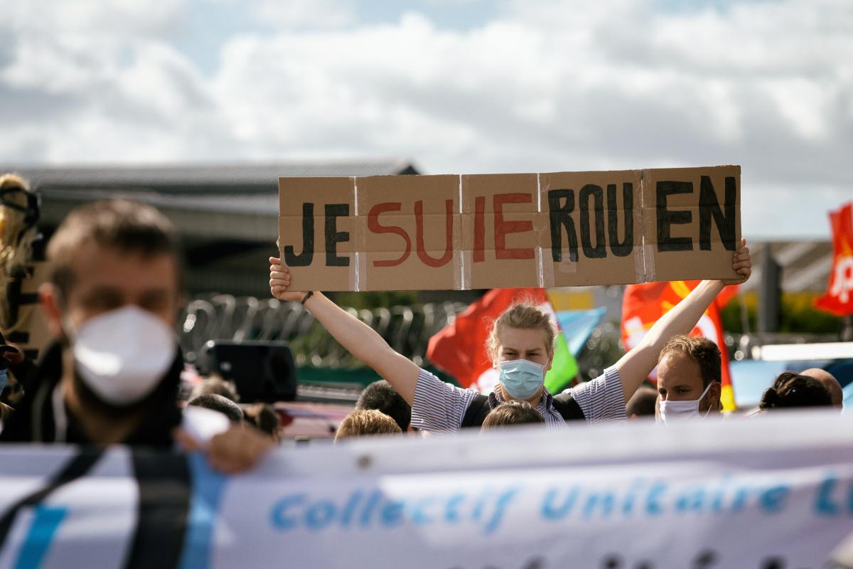 FRANCE - SOCIAL - DEMONSTRATION - ENVIRONMENTAL - DEMONSTRATIONS AFTER 1 YEAR OF LUBRIZOL FIRE