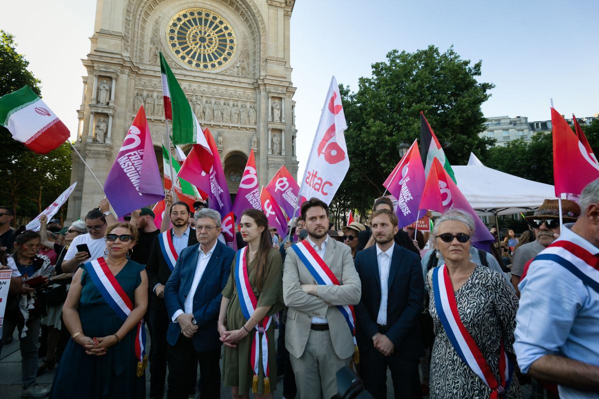 FRANCE - SOCIAL - RALLY AGAINST IMPERIALIST ATTACK ON IRAN