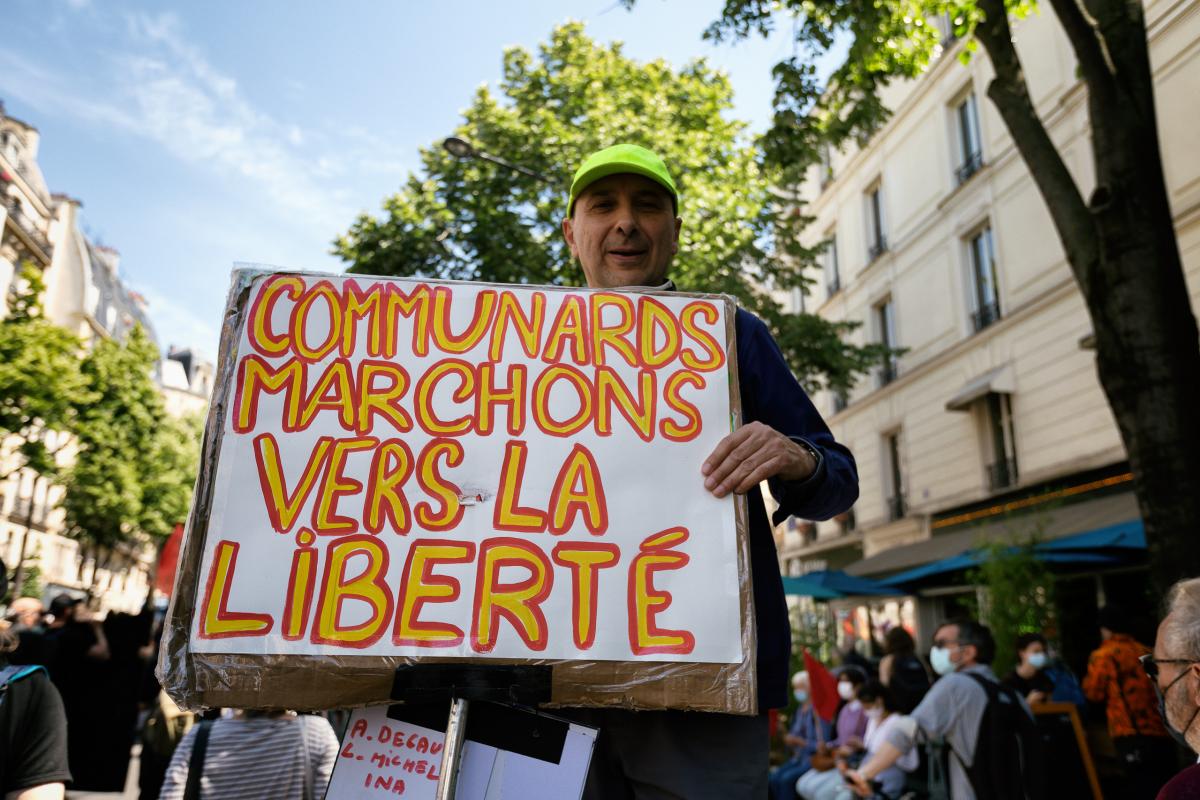 FRANCE - SOCIAL - DEMONSTRATION FOR THE 150TH ANNIVERSARY OF THE BLOODY WEEK OF THE PARIS COMMUNE