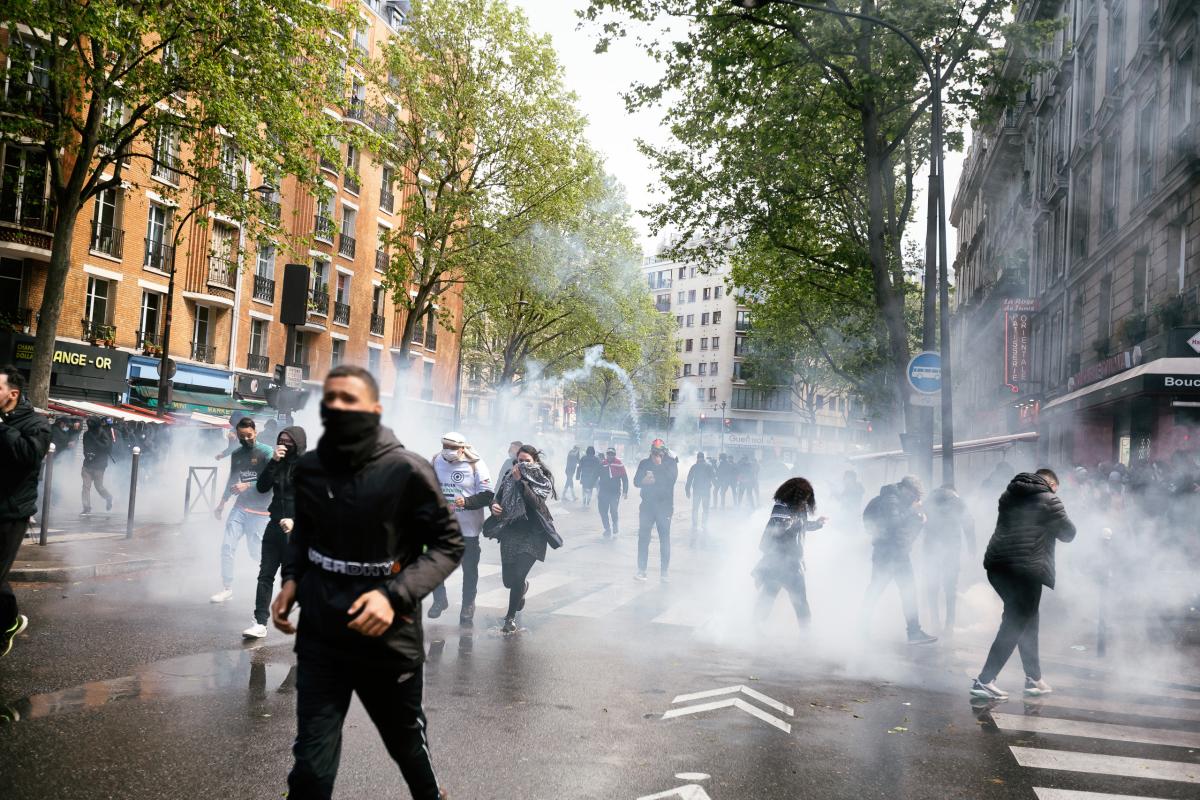FRANCE - SOCIAL - DEMONSTRATION - FORBIDEN DEMONSTRATION IN SUPPORT OF THE PALESTINE