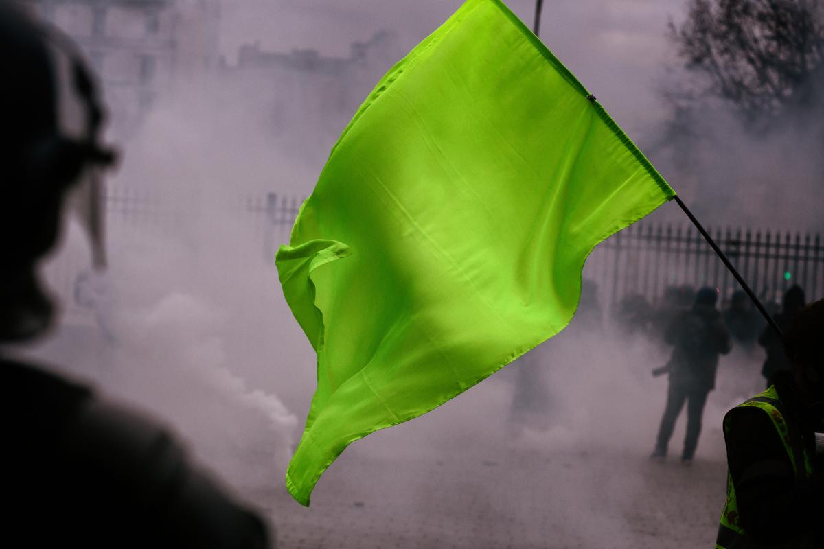 FRANCE - POLITICS - SOCIAL - DEMO - LOCAL DEMONSTRATION AGAINS PENSION REFORM AND ACT 60 OF YELLOW VEST IN PARIS