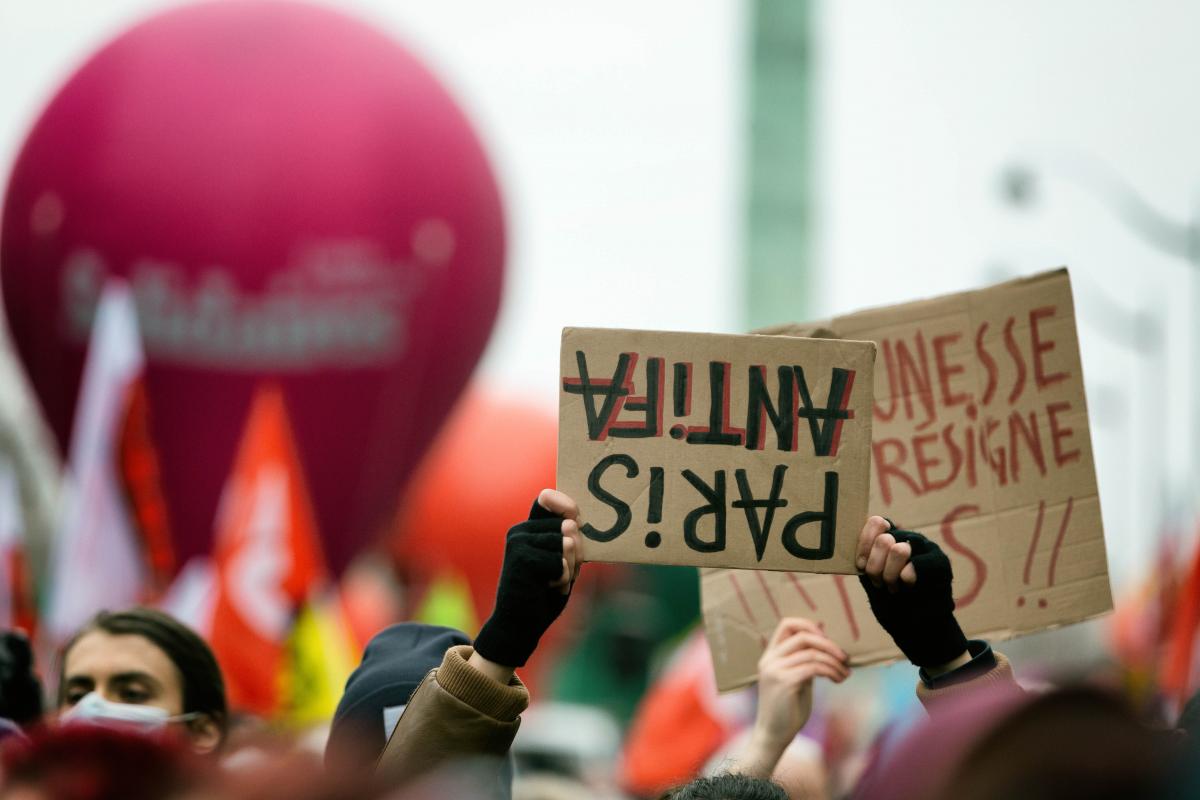 FRANCE - SOCIAL - LABOUR - INTER-UNION DEMONSTRATION FOR WAGES AND EMPLOYMENT