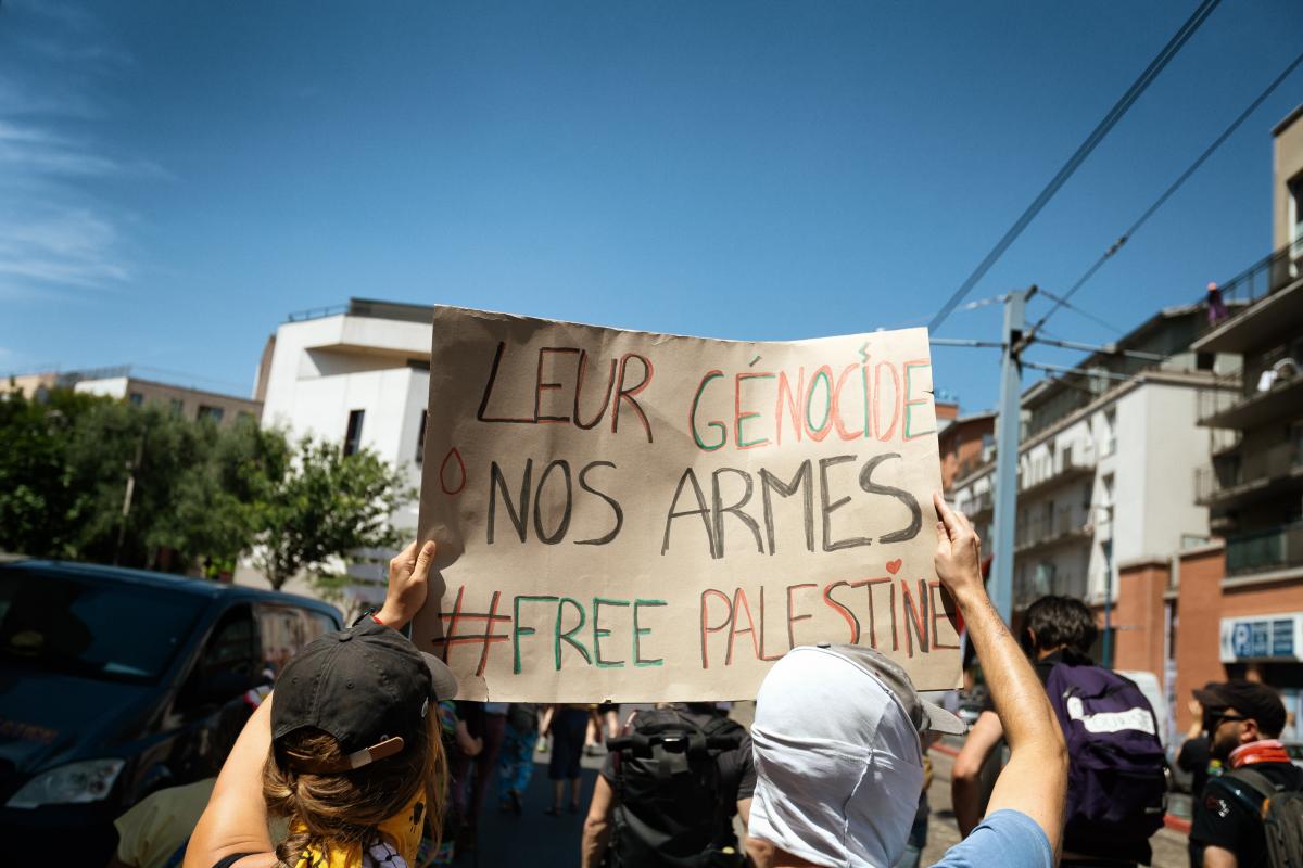 FRANCE - SOCIAL - DEMONSTRATION AGAINST THE PARIS AIR SHOW