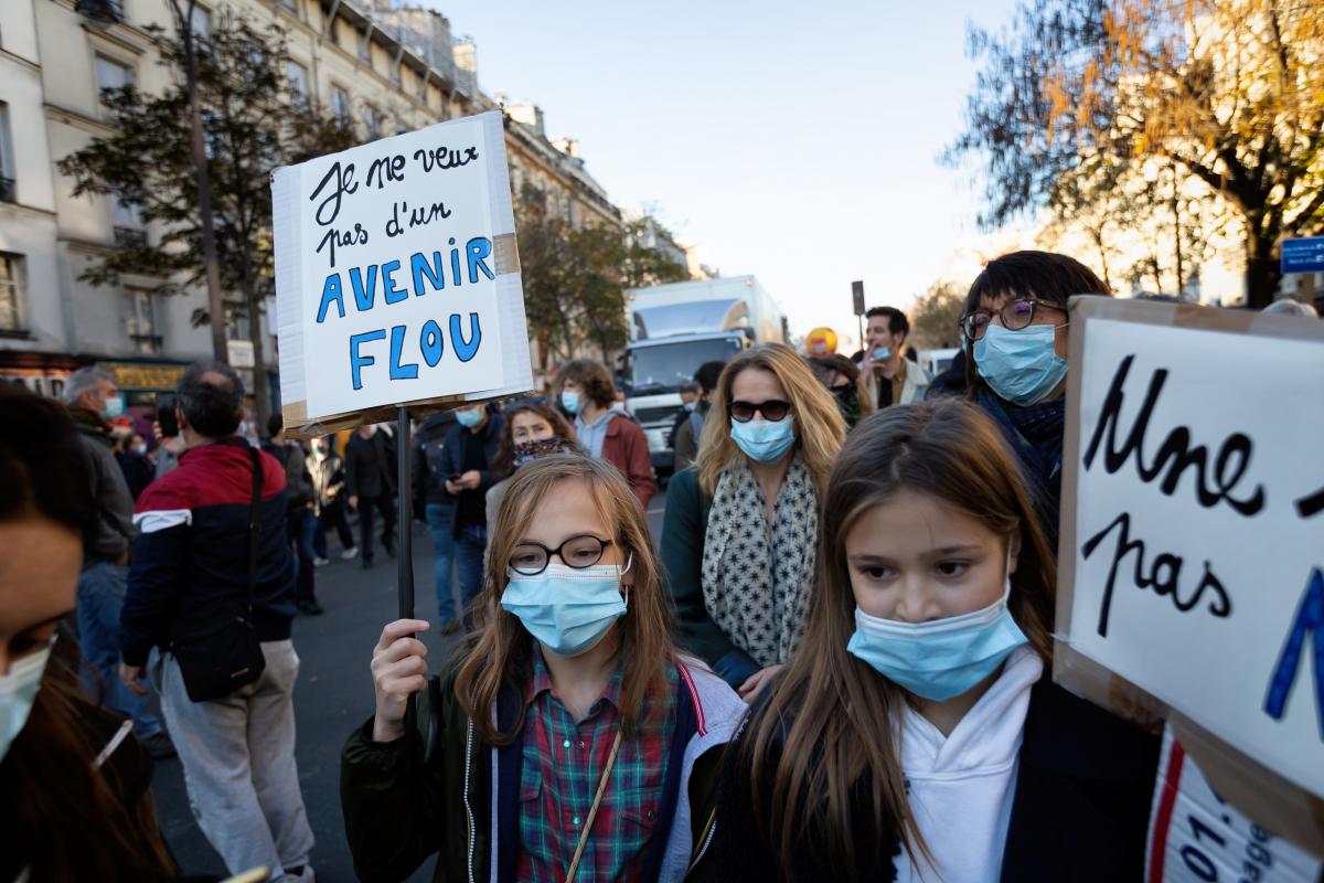 FRANCE - SOCIAL - DEMONSTRATION - DEMONSTRATION AGAINST GLOBAL SECURITY LAW