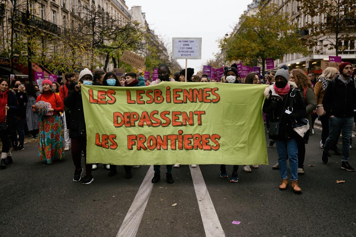 FRANCE - SOCIAL - DEMONSTRATION AGAINST VIOLENCE AGAINST WOMEN