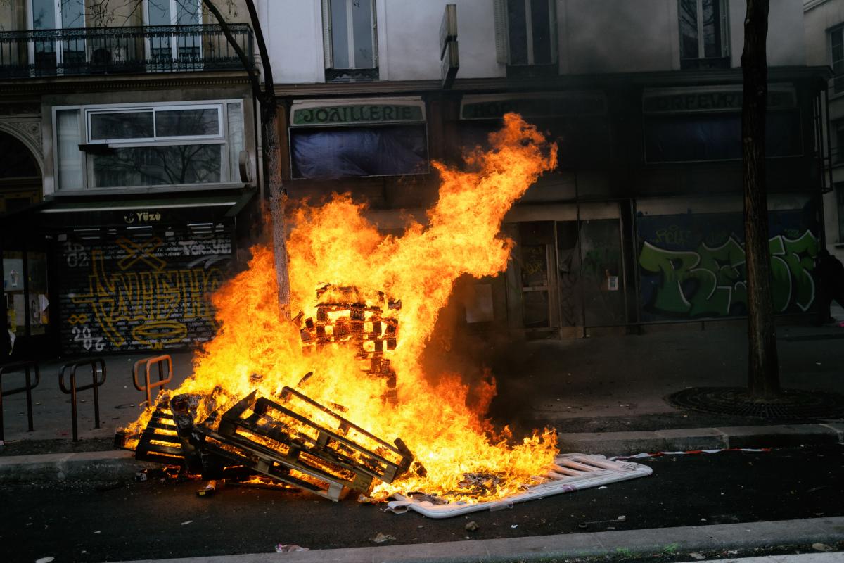 FRANCE - SOCIAL - 9TH INTER-UNION DEMONSTRATION AGAINST PENSION REFORM