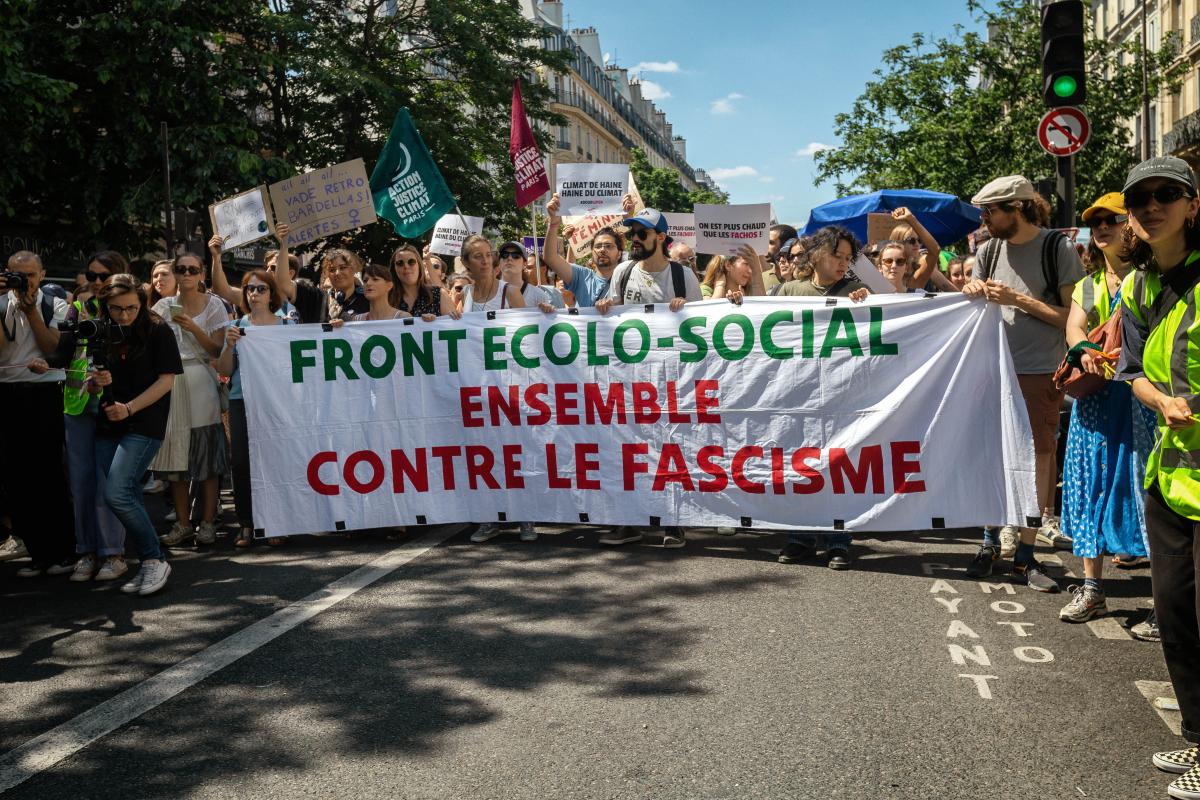 FRANCE - SOCIAL - FEMINIST DEMONSTRATION AGAINST FAR RIGHT
