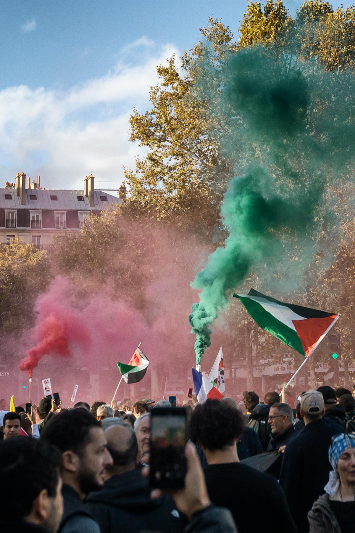 FRANCE - SOCIAL - RALLY IN SUPPORT OF THE PALESTINIAN PEOPLE