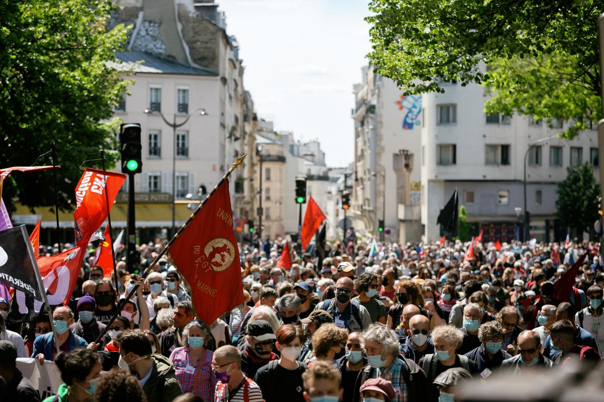 FRANCE - SOCIAL - DEMONSTRATION FOR THE 150TH ANNIVERSARY OF THE BLOODY WEEK OF THE PARIS COMMUNE
