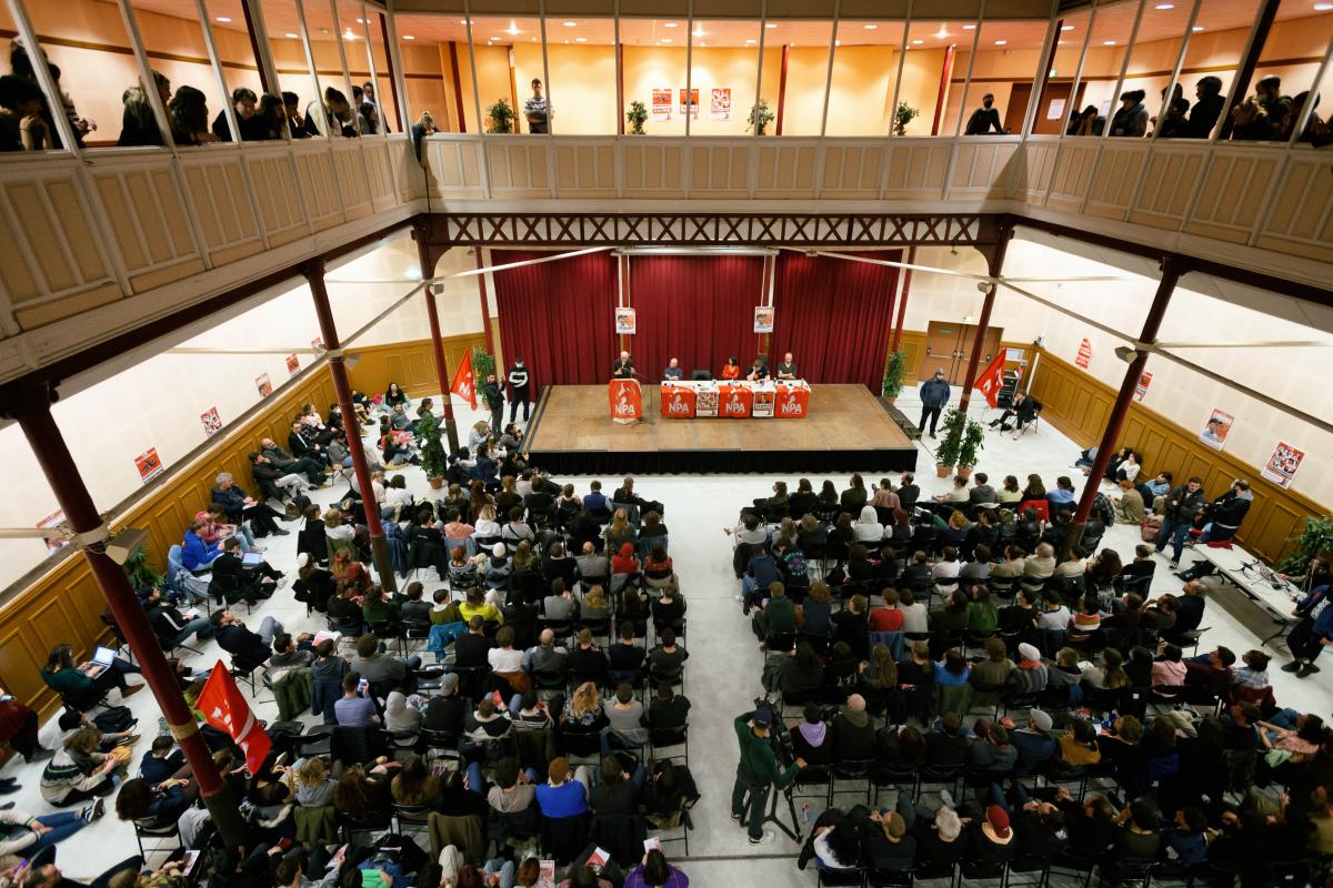 FRANCE - POLITICS - ELECTION - PHILIPPE POUTOU S MEETING IN LILLE