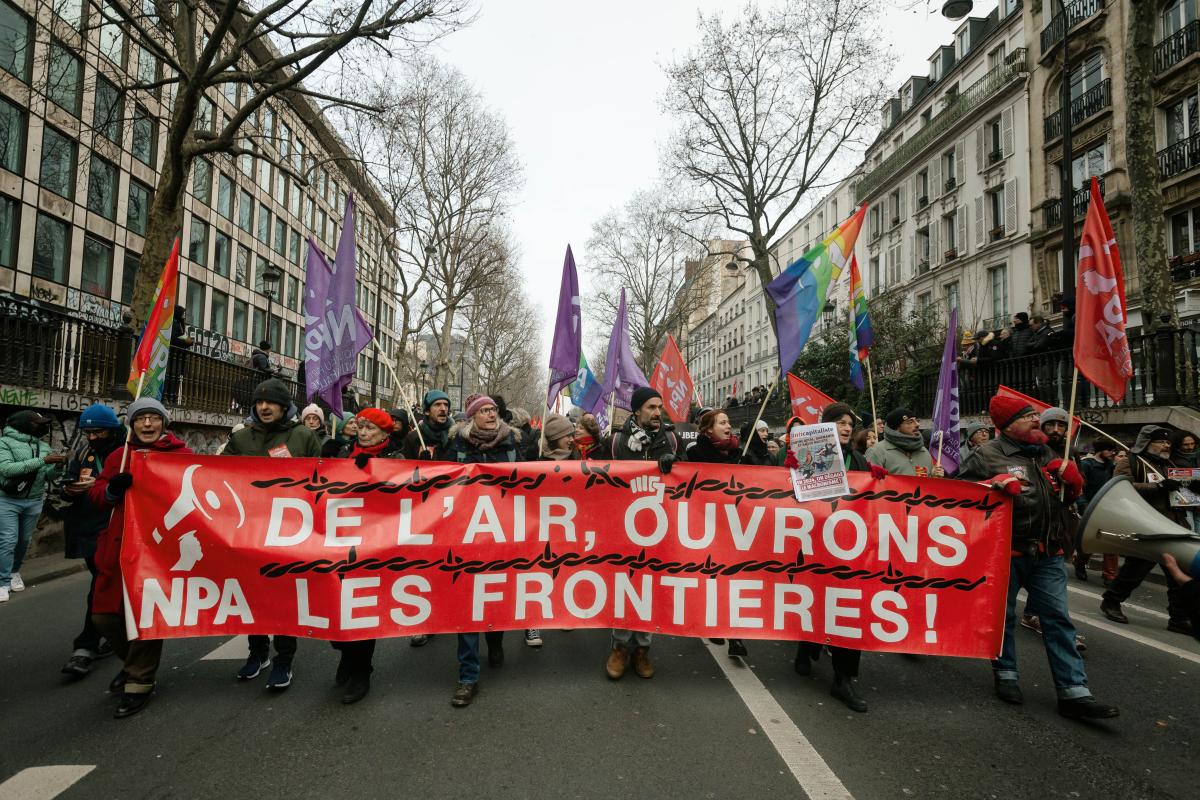 FRANCE - SOCIAL - DEMONSTRATION AGAINST DARMANIN LAW