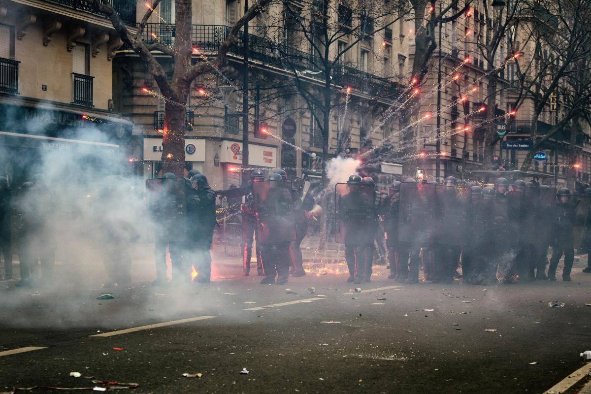 FRANCE - SOCIAL - 10TH DEMONSTRATION AGAINST PENSION REFORM