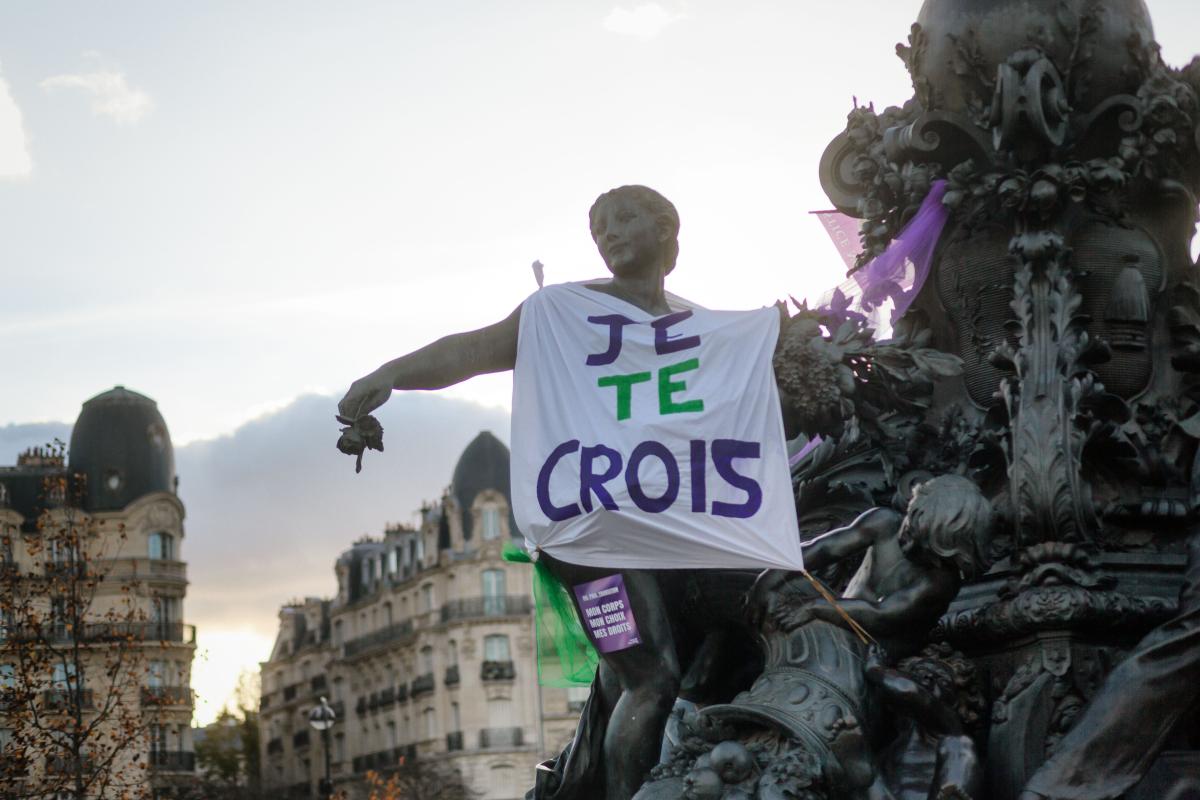 FRANCE - SOCIAL - DEMONSTRATION AGAINST SEXUAL AND SEXIST VIOLENCE
