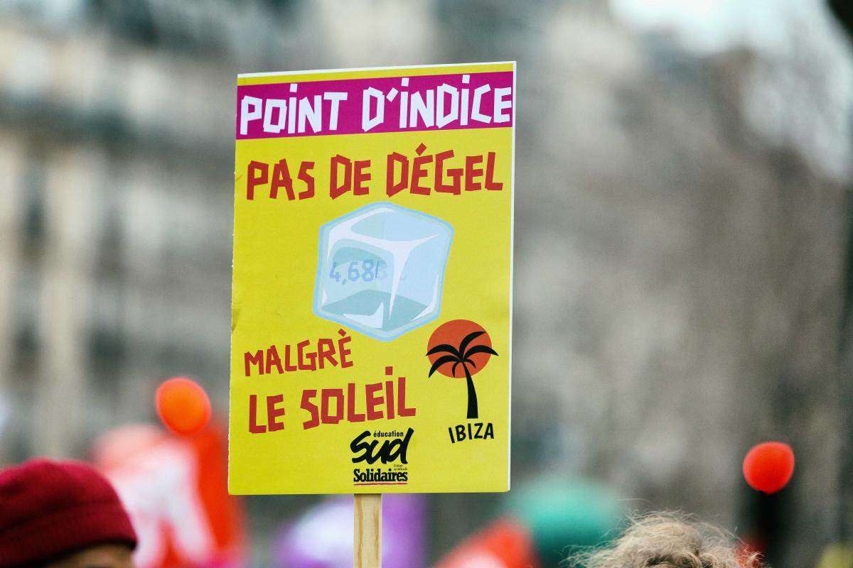 FRANCE - SOCIAL - LABOUR - INTER-UNION DEMONSTRATION FOR WAGES AND EMPLOYMENT