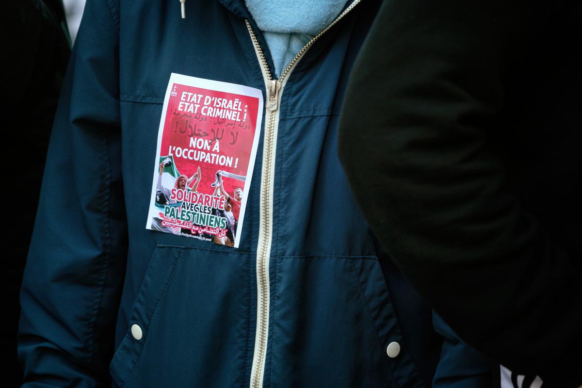 FRANCE - SOCIAL - DEMONSTRATION - FORBIDEN DEMONSTRATION IN SUPPORT OF THE PALESTINE