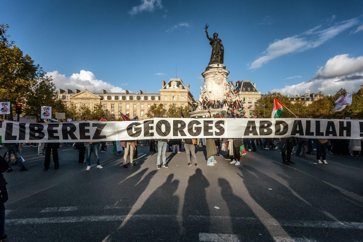 FRANCE - SOCIAL - RALLY IN SUPPORT OF THE PALESTINIAN PEOPLE