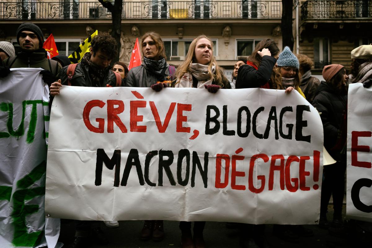 FRANCE - POLITICS - SOCIAL - DEMO - NATIONAL STRIKE AGAINST PENSION REFORM