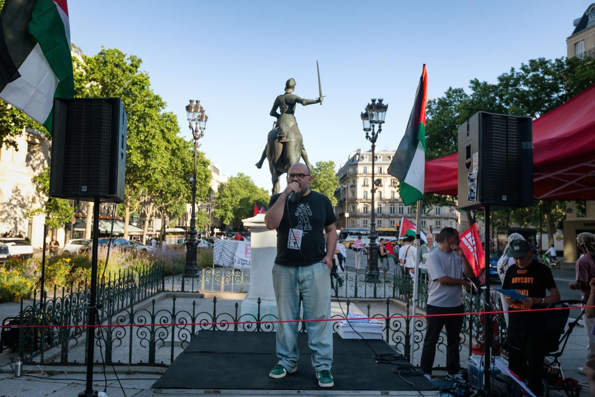 FRANCE - SOCIAL - RALLY AGAINST IMPERIALIST ATTACK ON IRAN