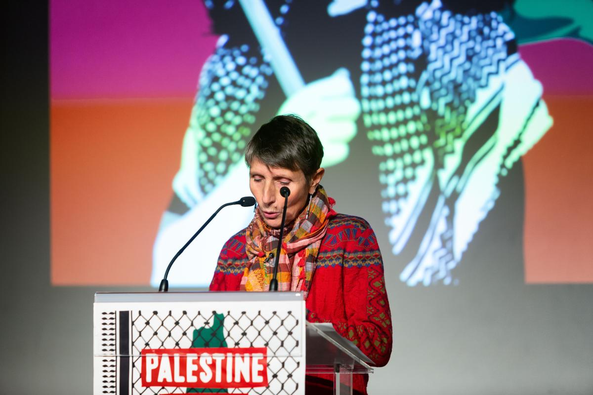 FRANCE - POLITICS - FRANCE - NPA MEETING IN SUPPORT OF PALESTINE