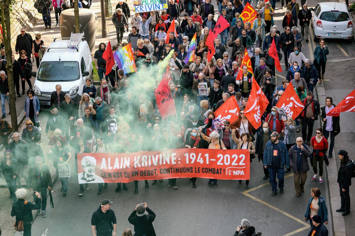 FRANCE - SOCIAL - POLITICS - MARCH IN HOMAGE TO ALAIN KRIVINE