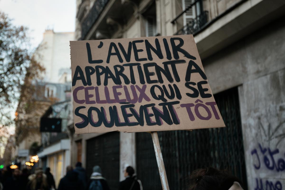 FRANCE - SOCIAL - DEMONSTRATION AGAINST SEXUAL AND SEXIST VIOLENCE